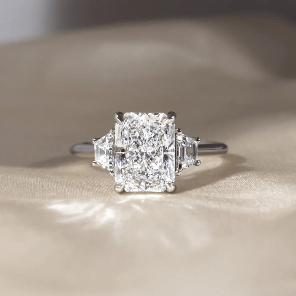 Radiant Cut Labgrown Engagement Ring