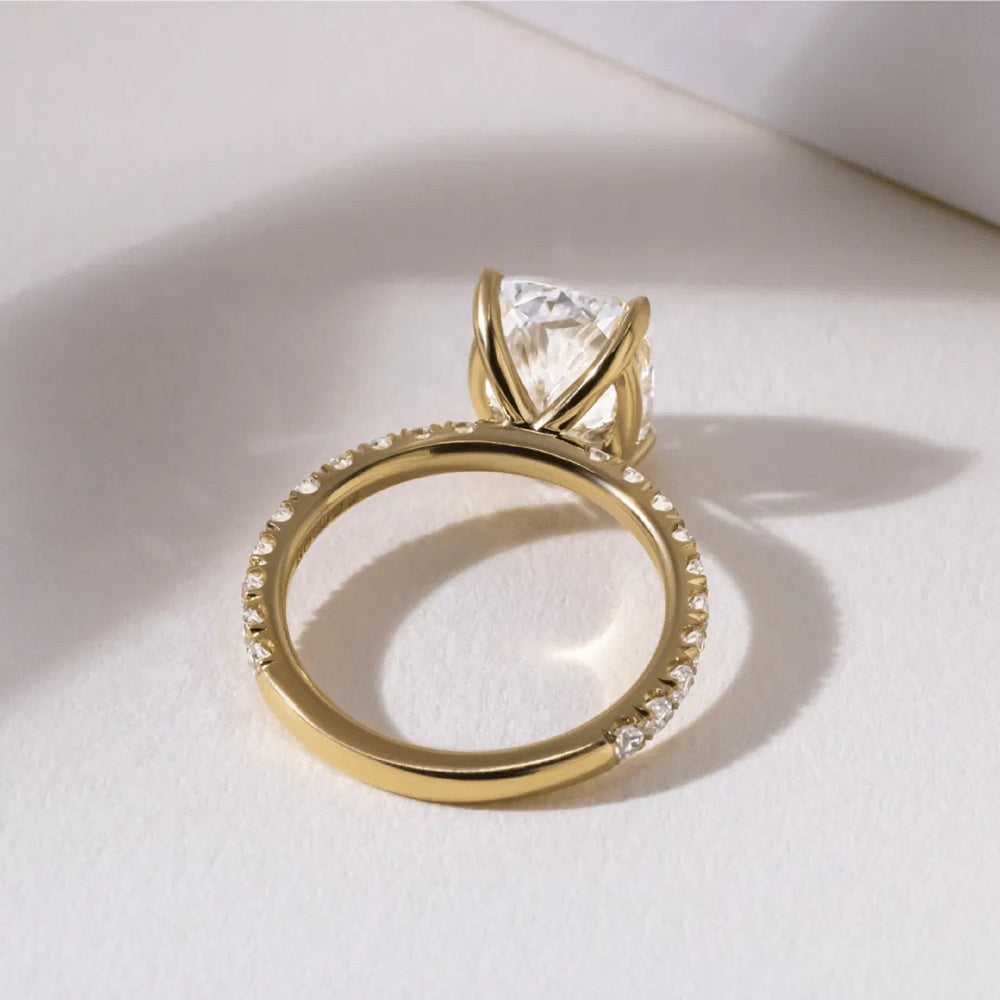 Cushion Cut Labgrown Engagement Ring
