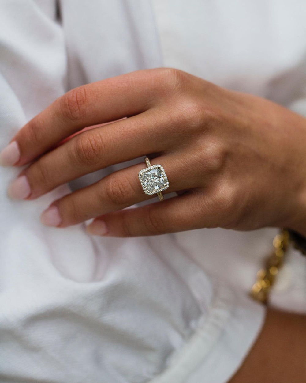 Radiant Cut Labgrown Ring