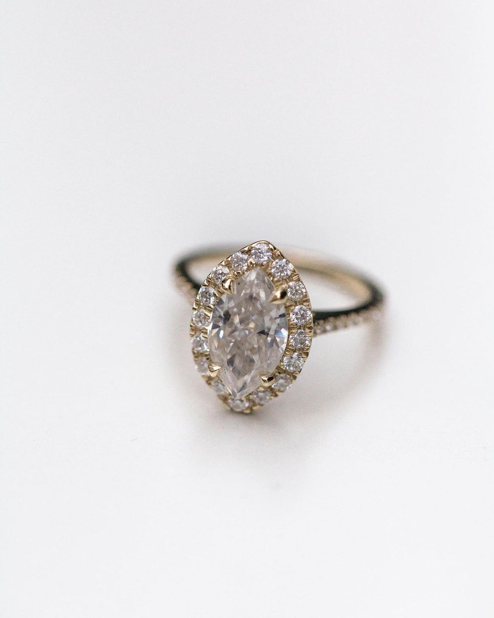 Marquise Cut Labgrown Engagement Ring
