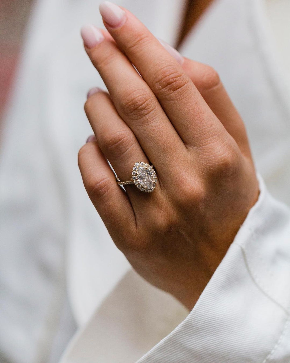 Marquise Cut Labgrown Ring