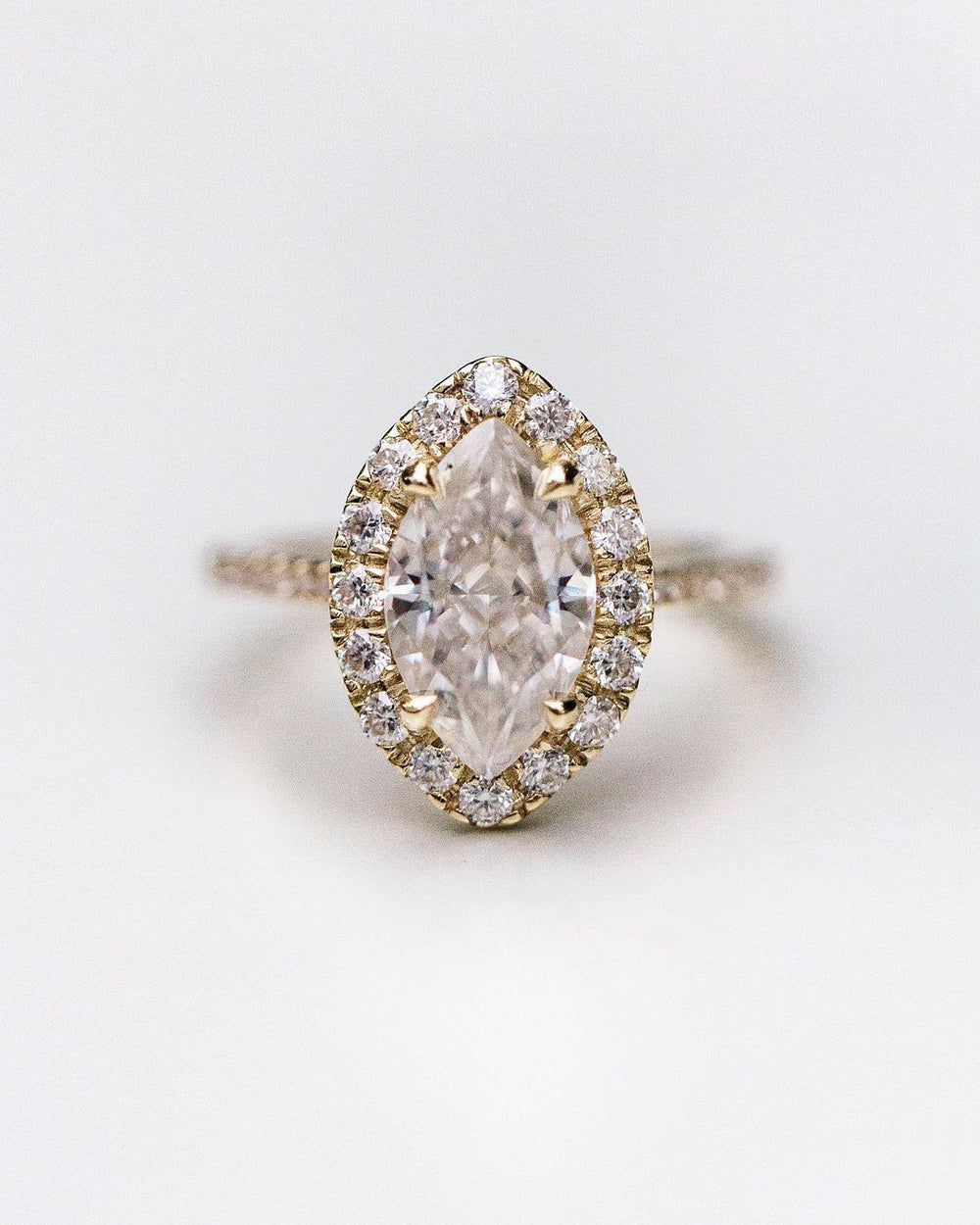 Marquise Cut Labgrown Engagement Ring