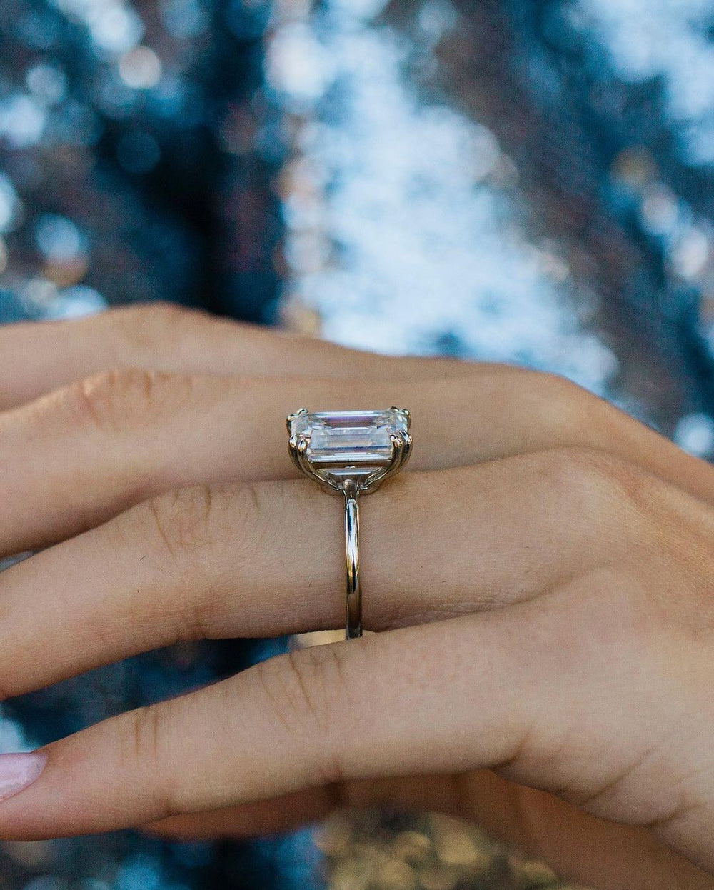Emerald Cut Labgrown Ring