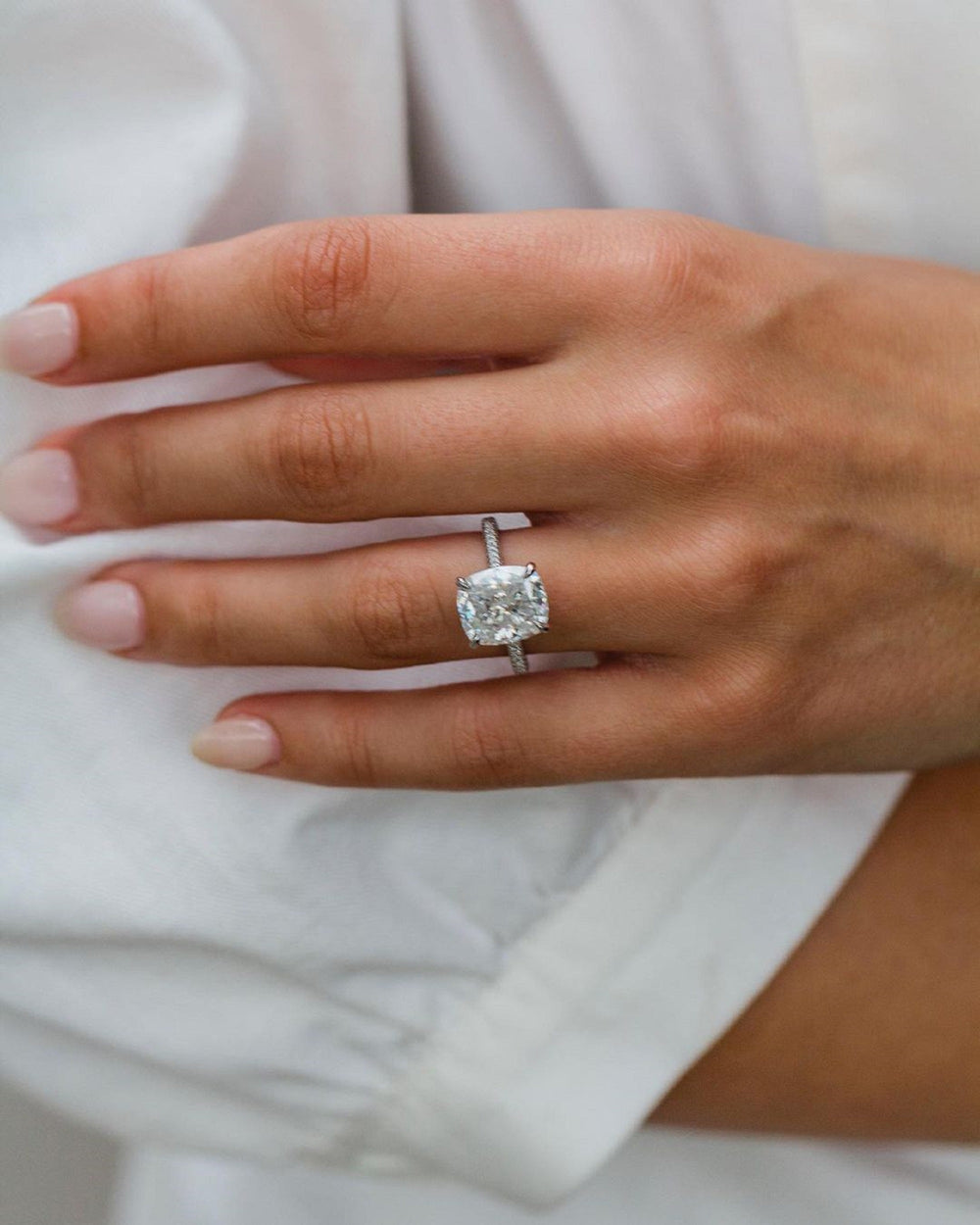 Cushion Cut Labgrown Ring