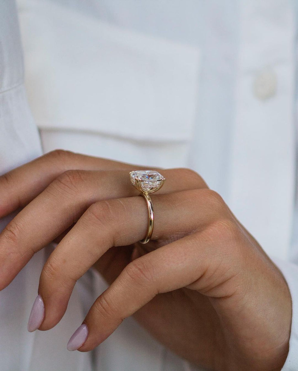 Cushion Cut Labgrown Ring