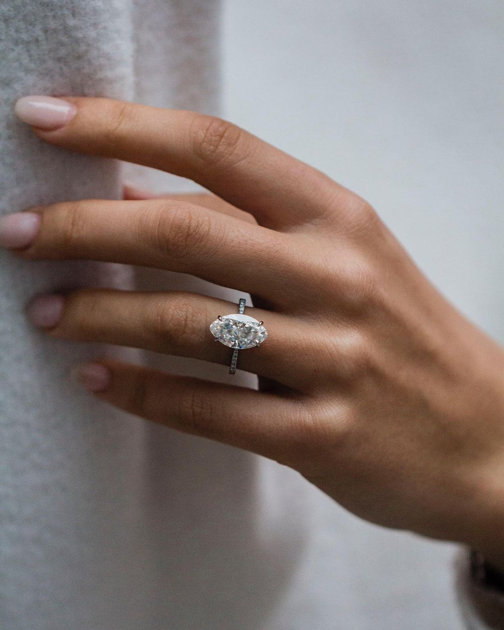 Marquise Cut Labgrown Engagement Ring