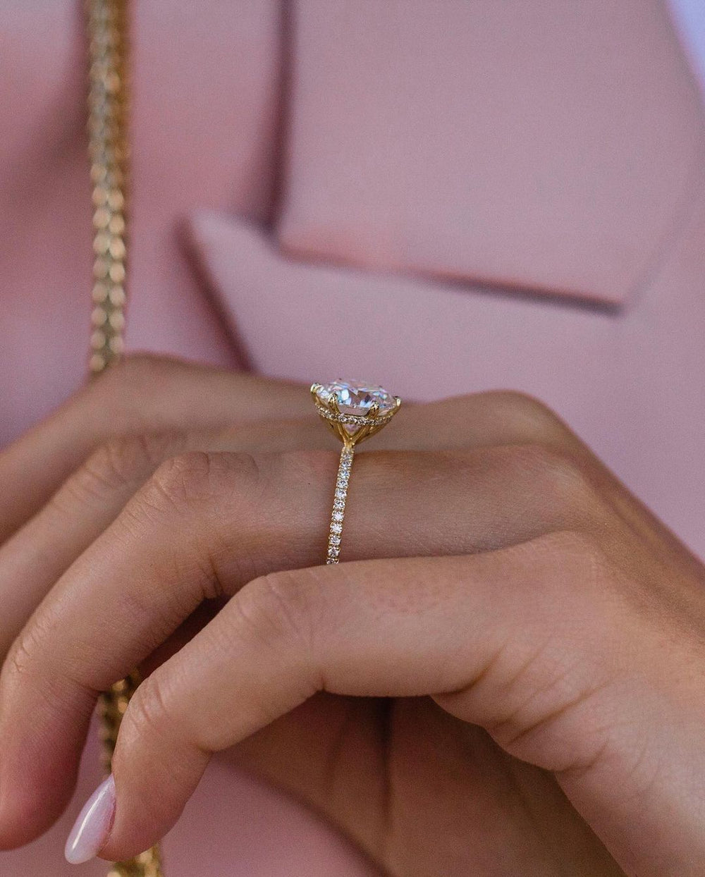 Round Brilliant Cut Labgrown Engagement Ring