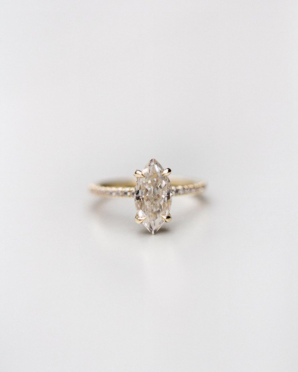 Marquise Cut Labgrown Engagement Ring