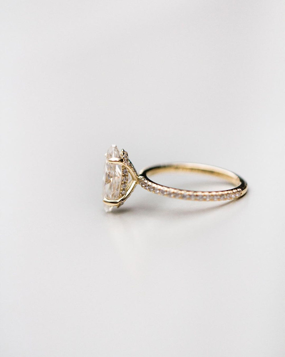 Marquise Cut Labgrown Engagement Ring
