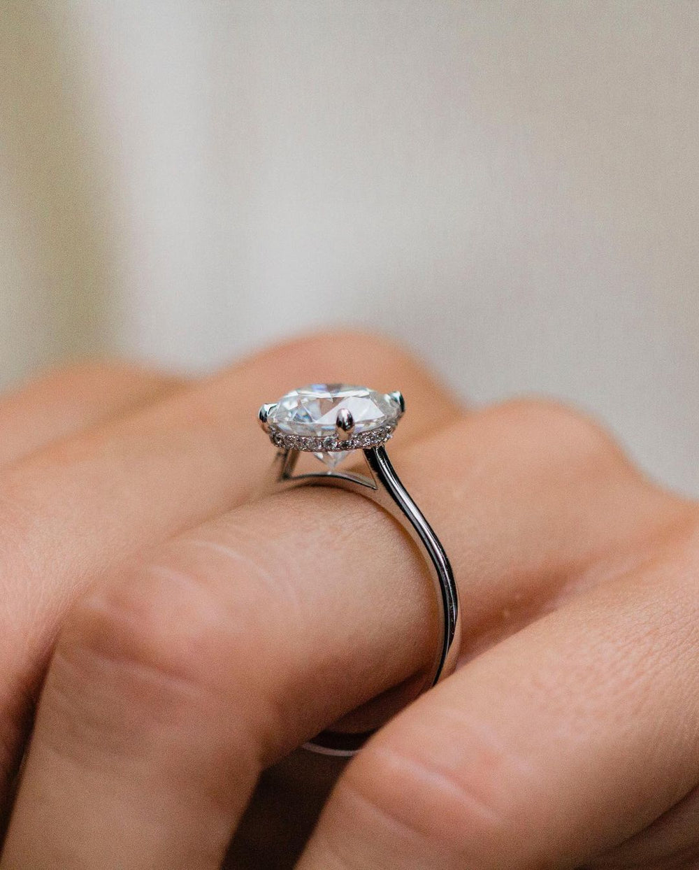 Round Brilliant Cut Labgrown Engagement Ring