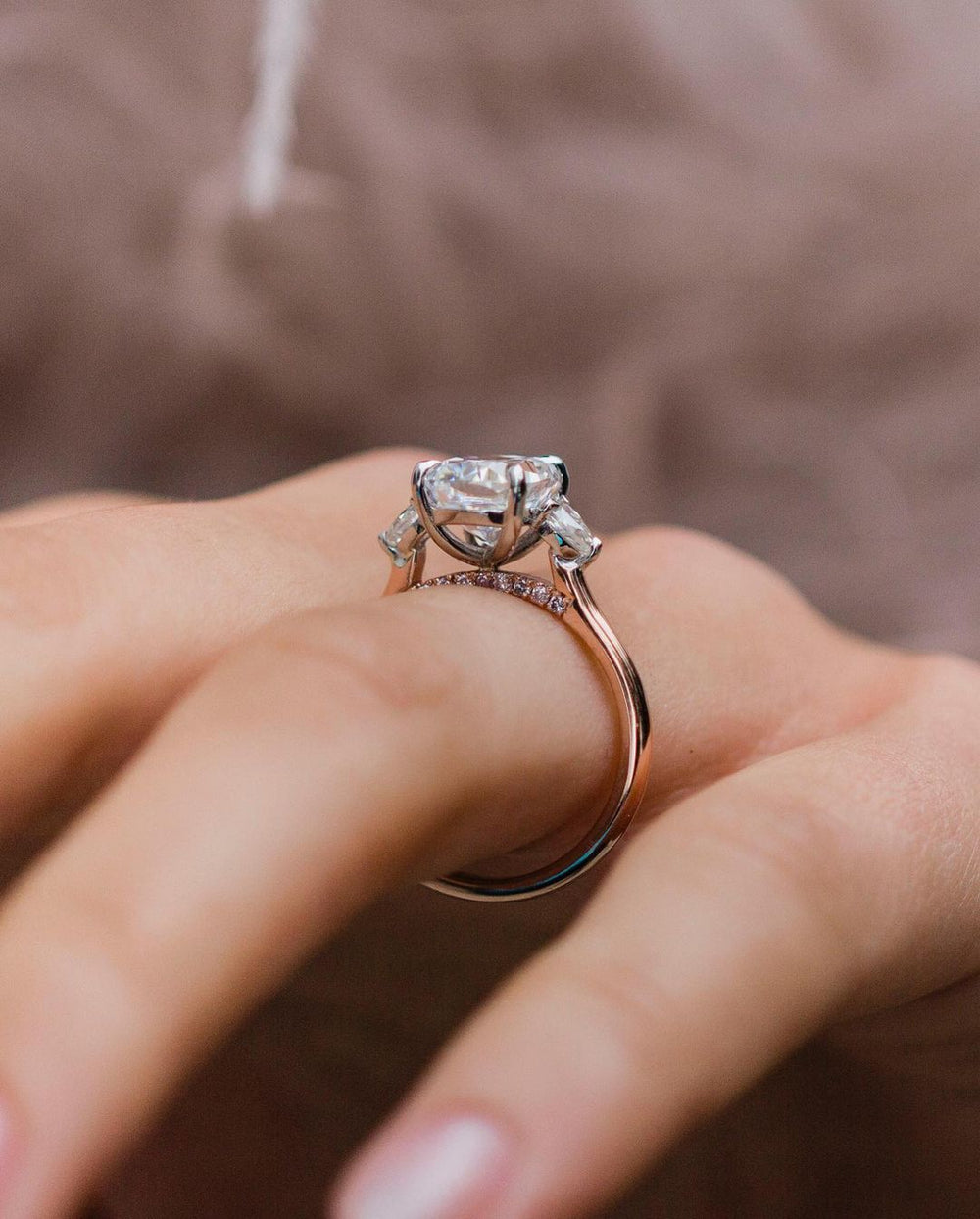 Cushion Cut Labgrown Ring