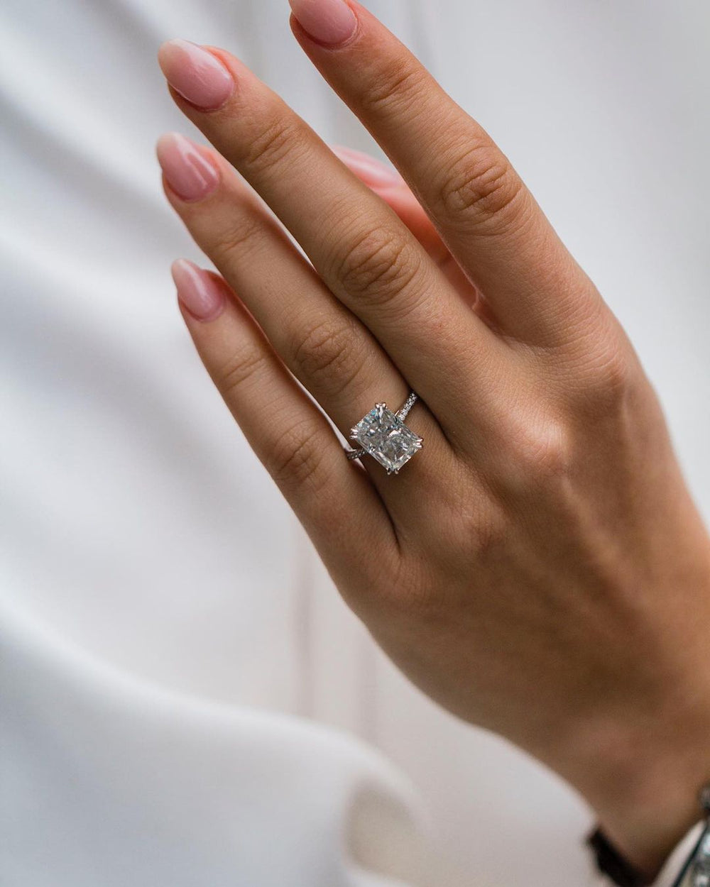 Radiant Cut Labgrown Engagement Ring