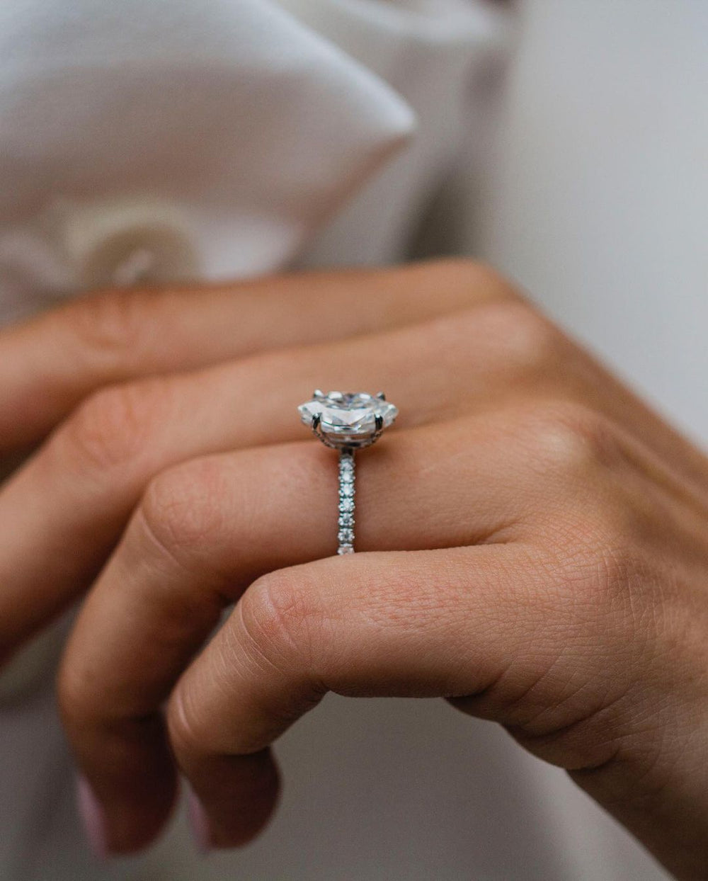 Marquise Cut Labgrown Engagement Ring