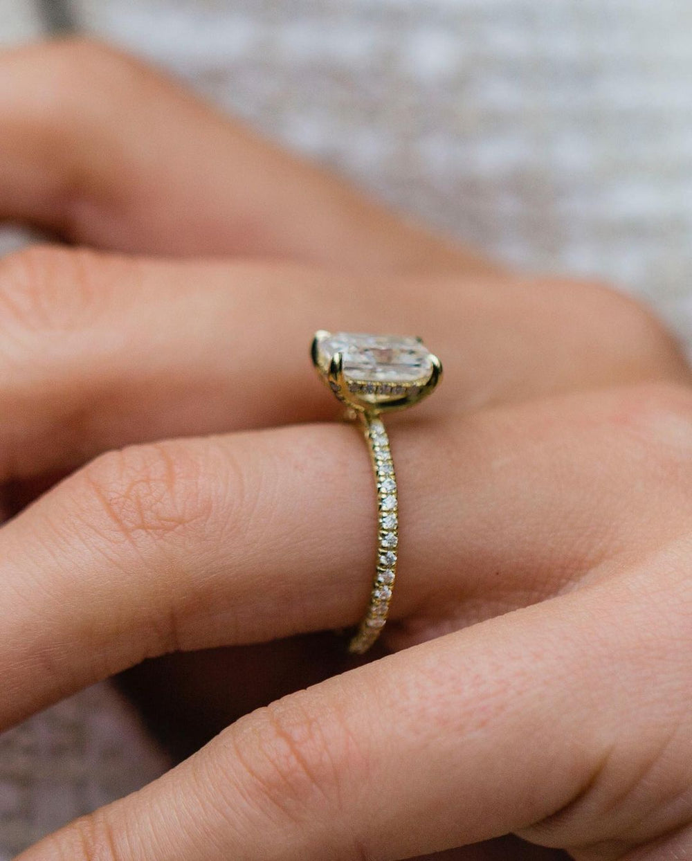 Radiant Cut Labgrown Ring