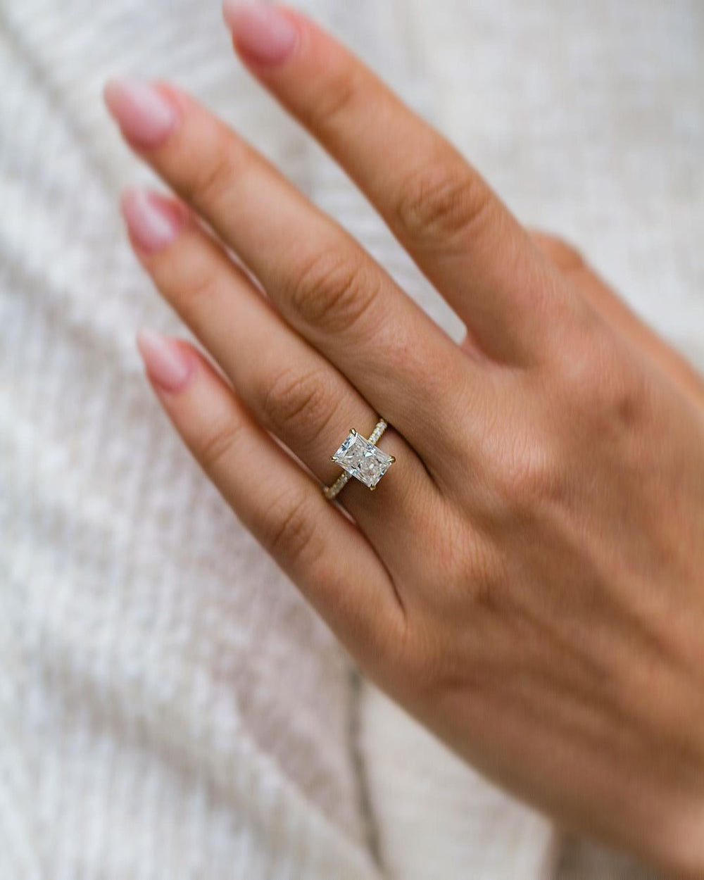 Radiant Cut Labgrown Ring