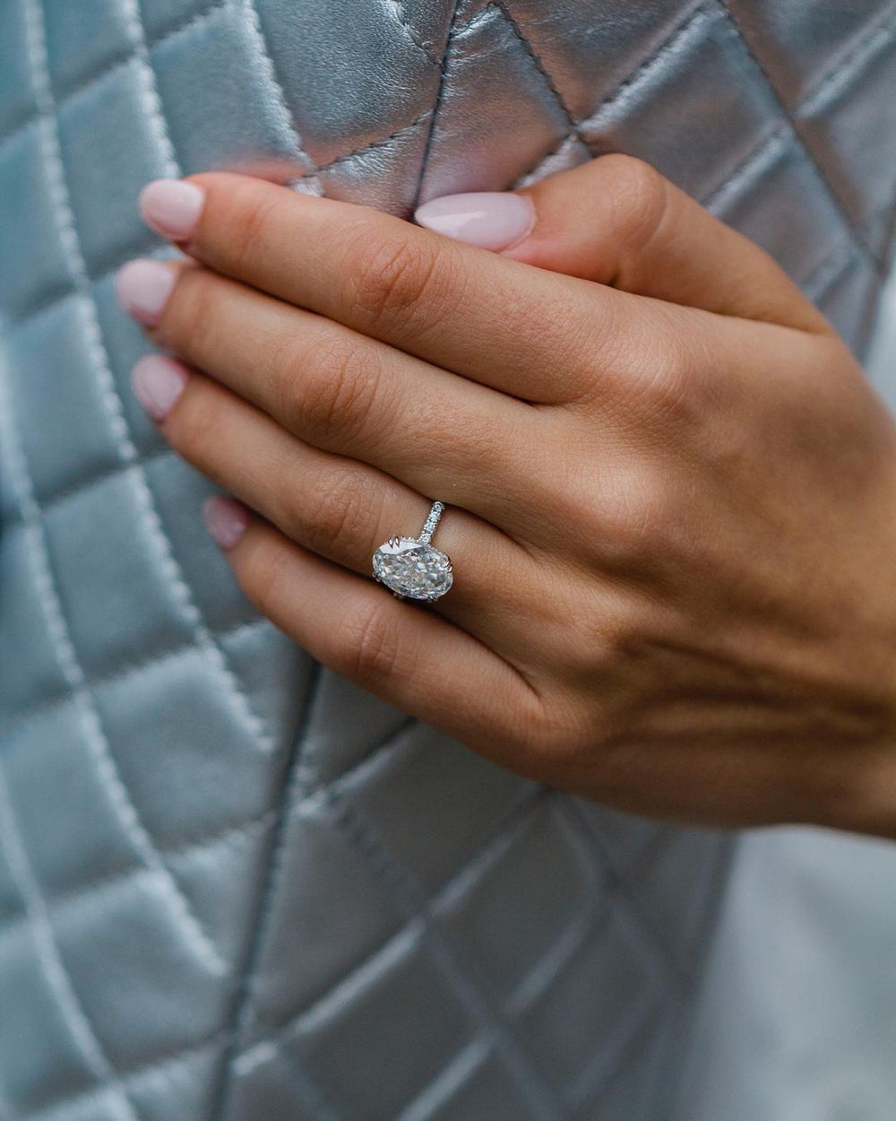 Oval Cut Labgrown Engagement Ring