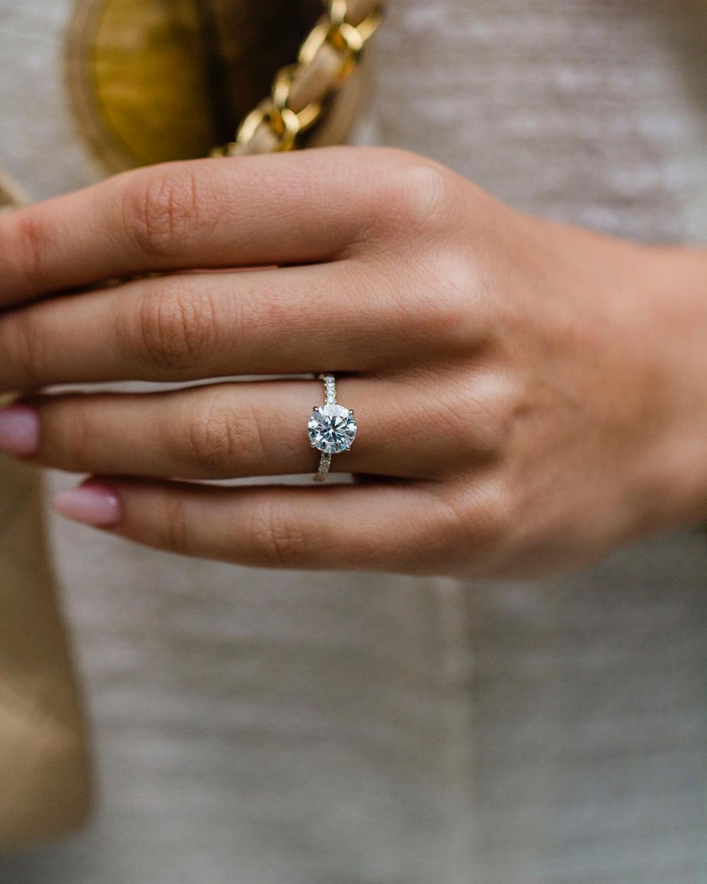 Round Brilliant Cut Labgrown Ring