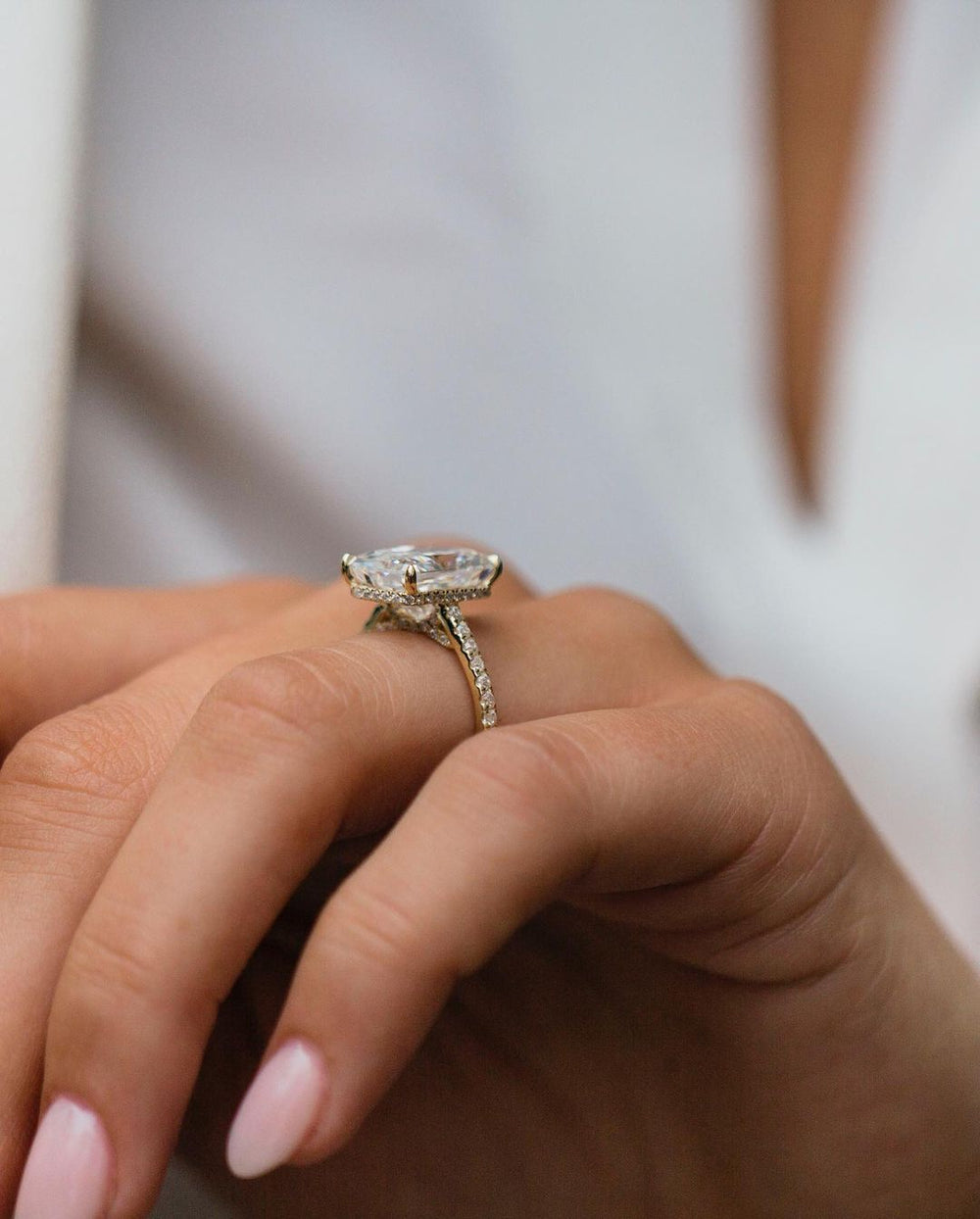 Radiant Cut Labgrown Ring