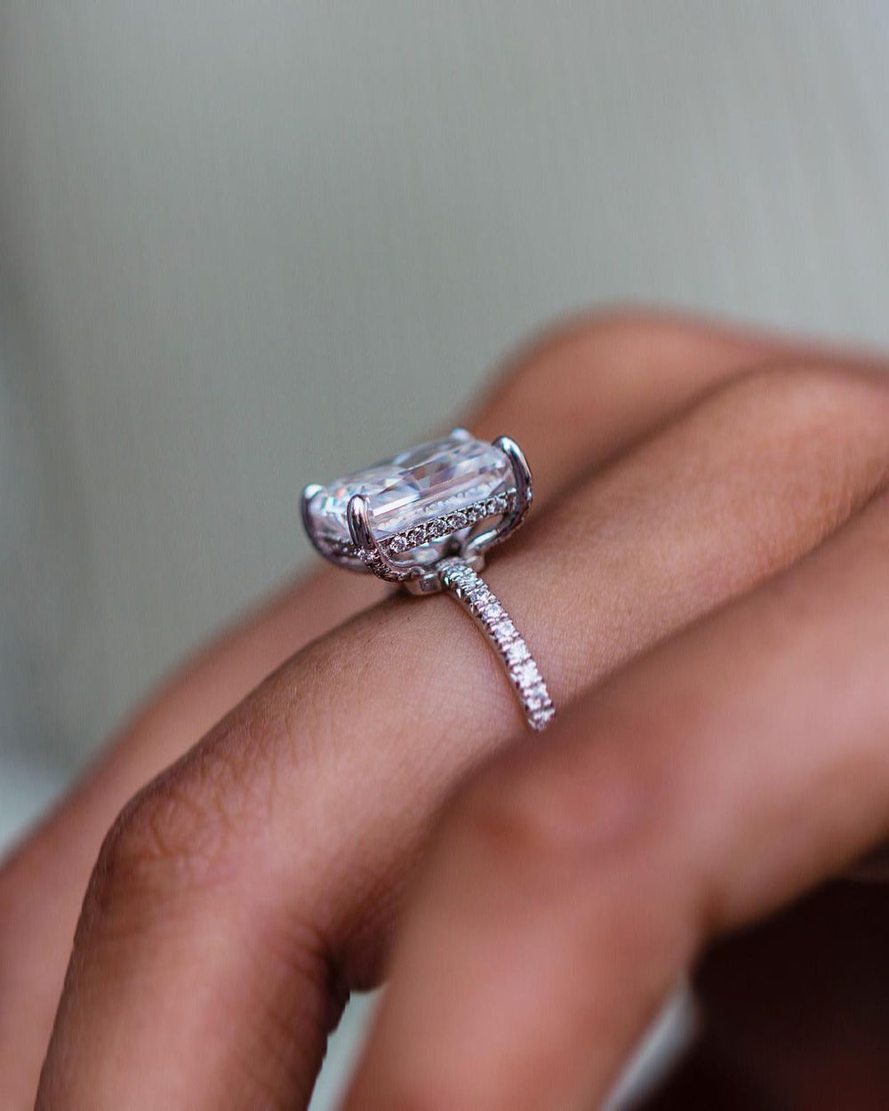 Radiant Cut Labgrown Ring