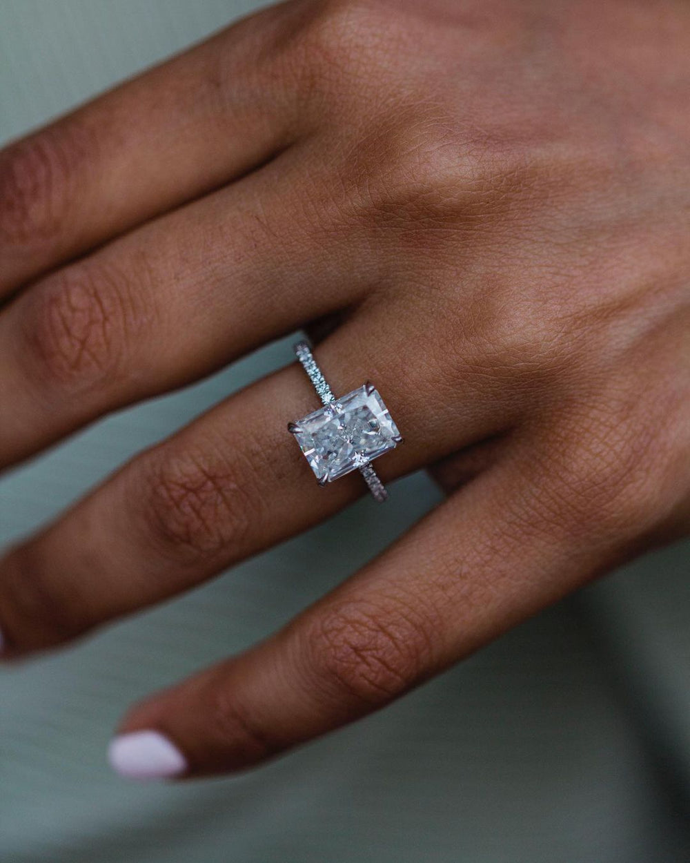 Radiant Cut Labgrown Ring
