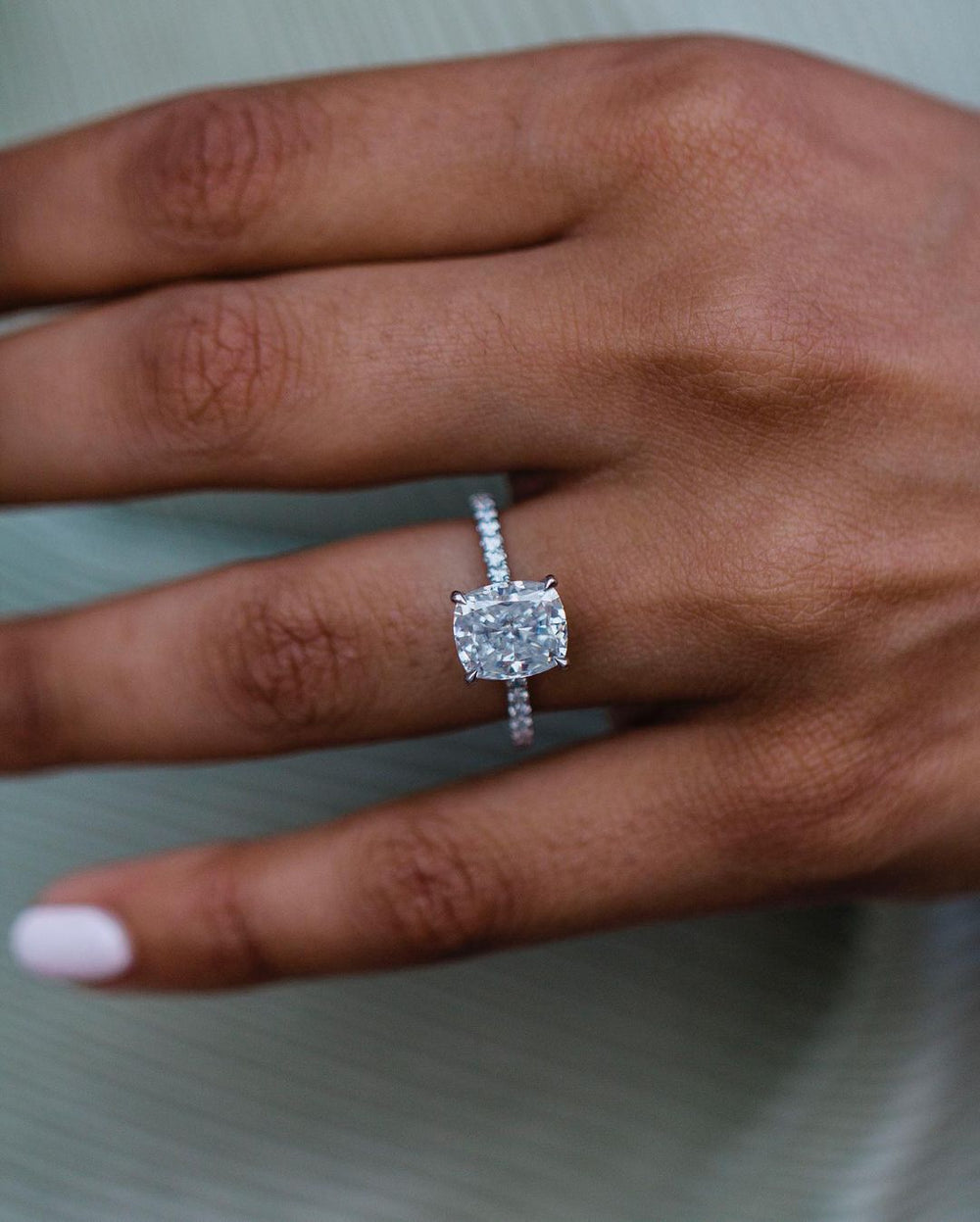 Cushion Cut Labgrown Ring