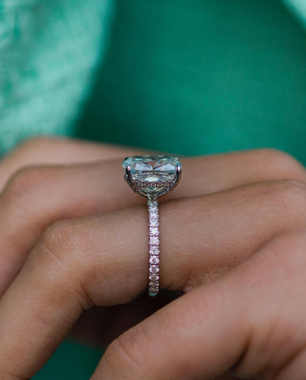 Cushion Cut Labgrown Ring