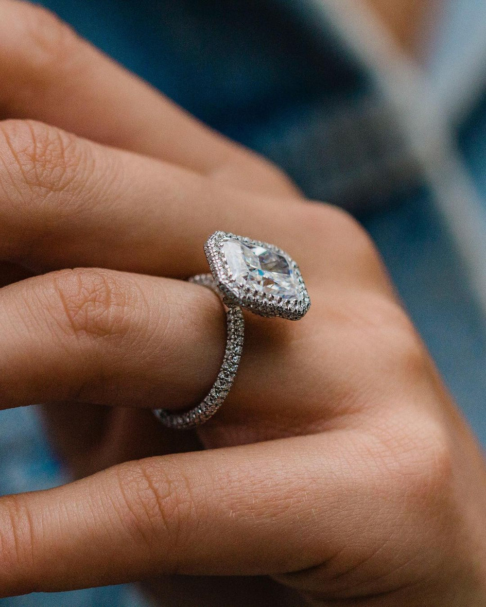 Radiant Cut Labgrown Ring