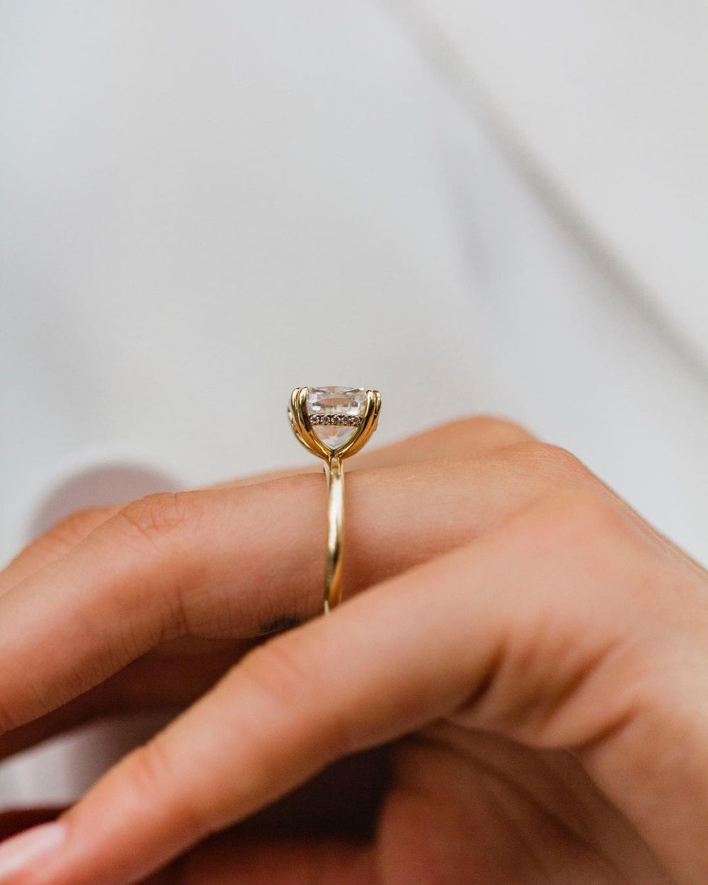 Cushion Cut Labgrown Ring