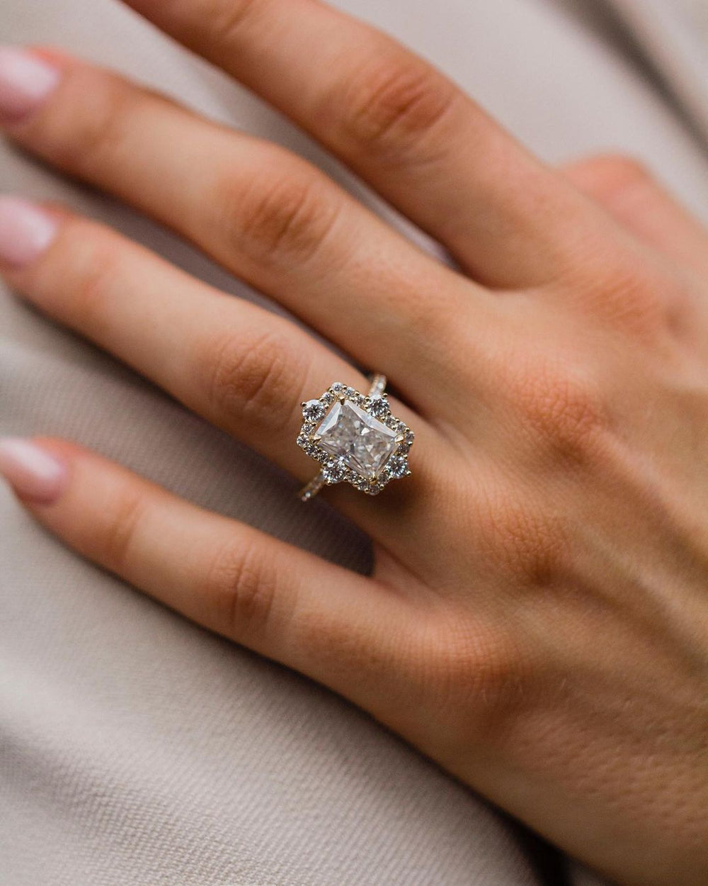 Radiant Cut Labgrown Ring
