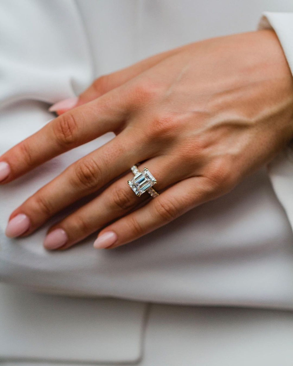 Emerald Cut Labgrown Ring