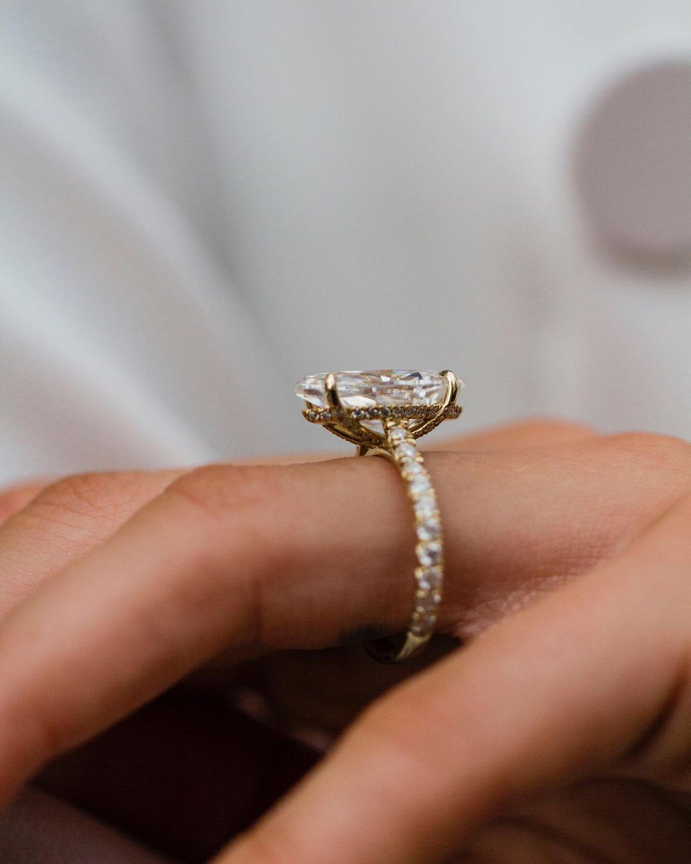 Marquise Cut Labgrown Ring