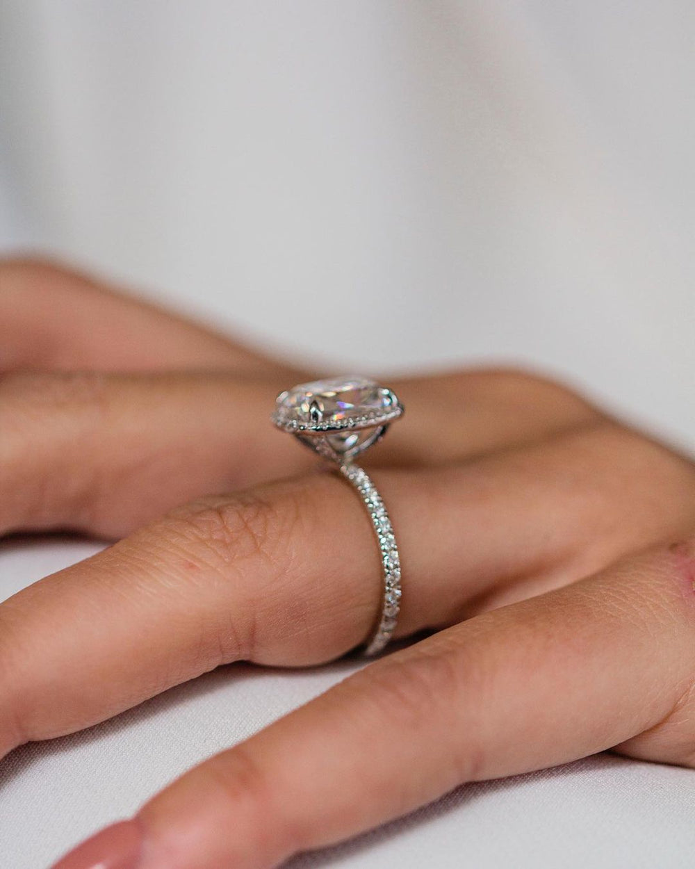 Cushion Cut Labgrown Ring