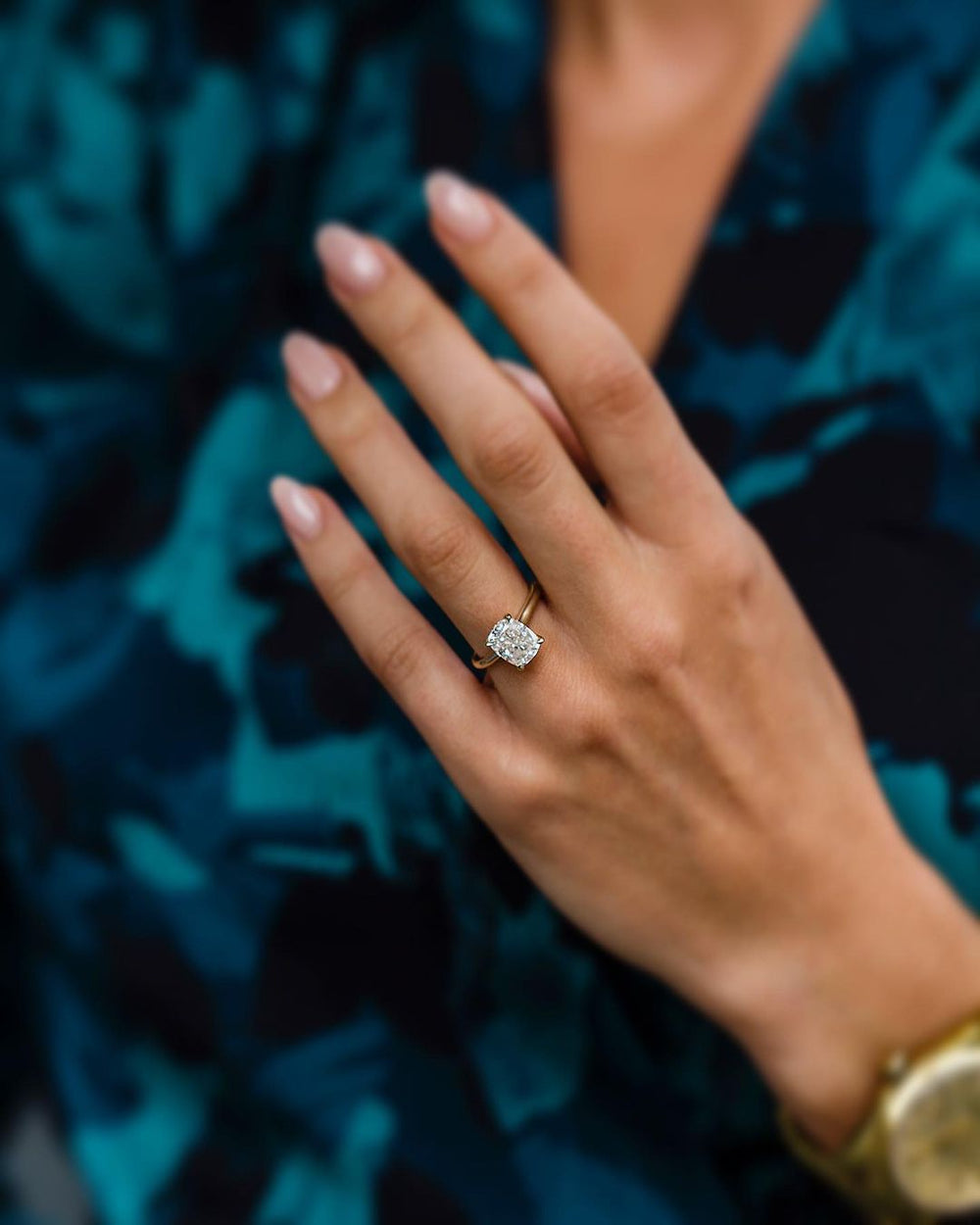 Cushion Cut Labgrown Ring