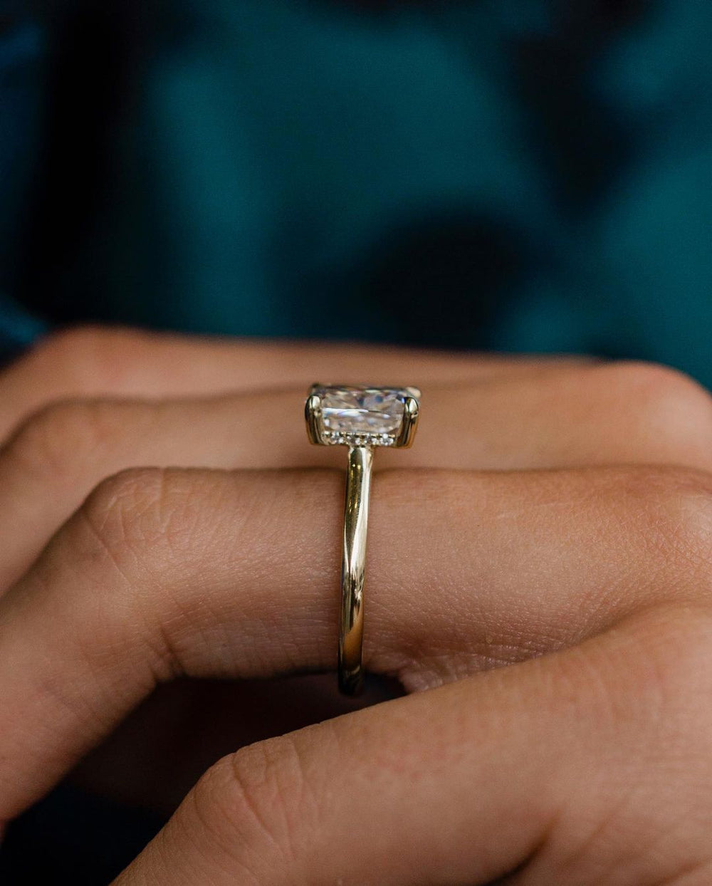 Cushion Cut Labgrown Ring