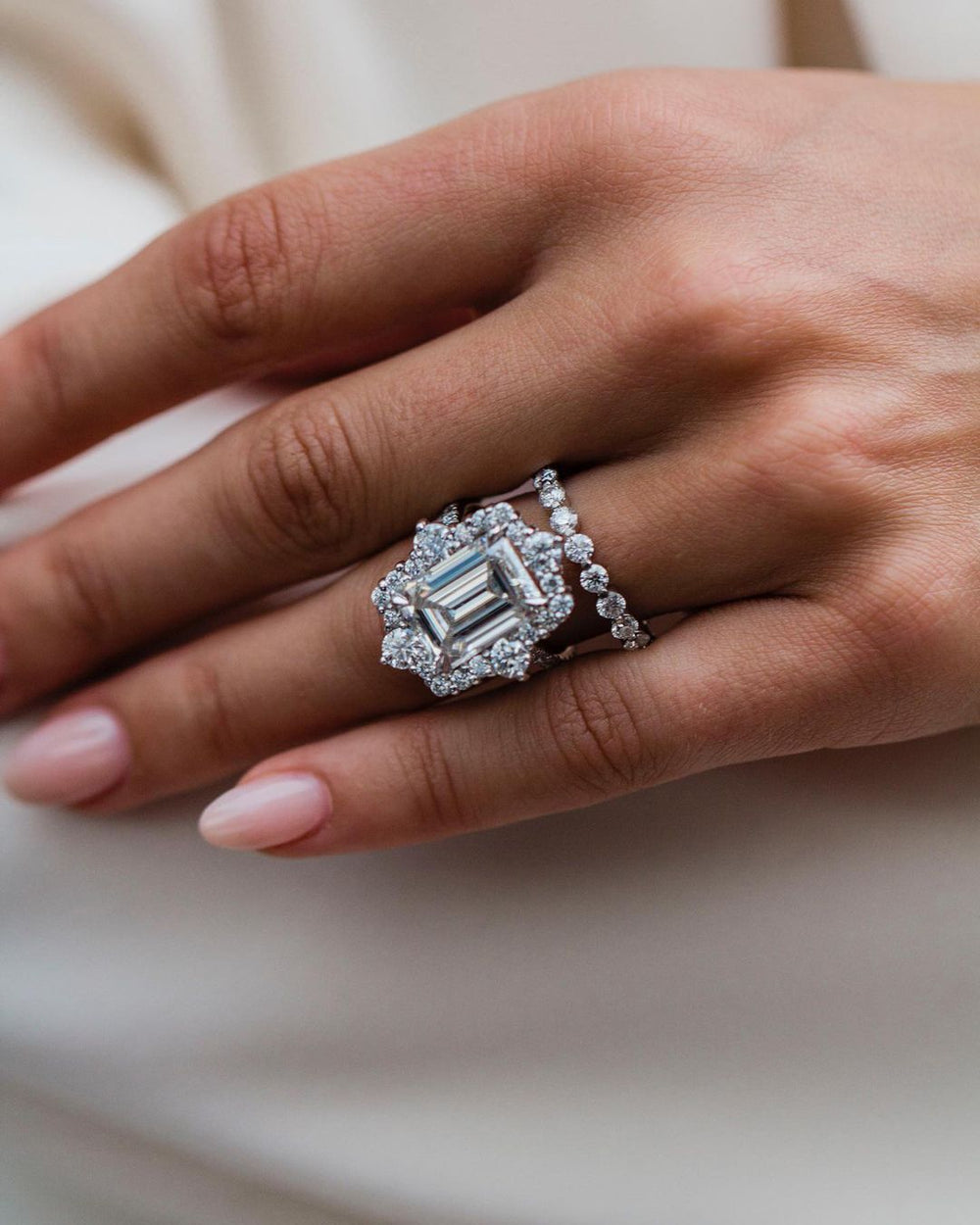 Emerald Cut Labgrown Ring