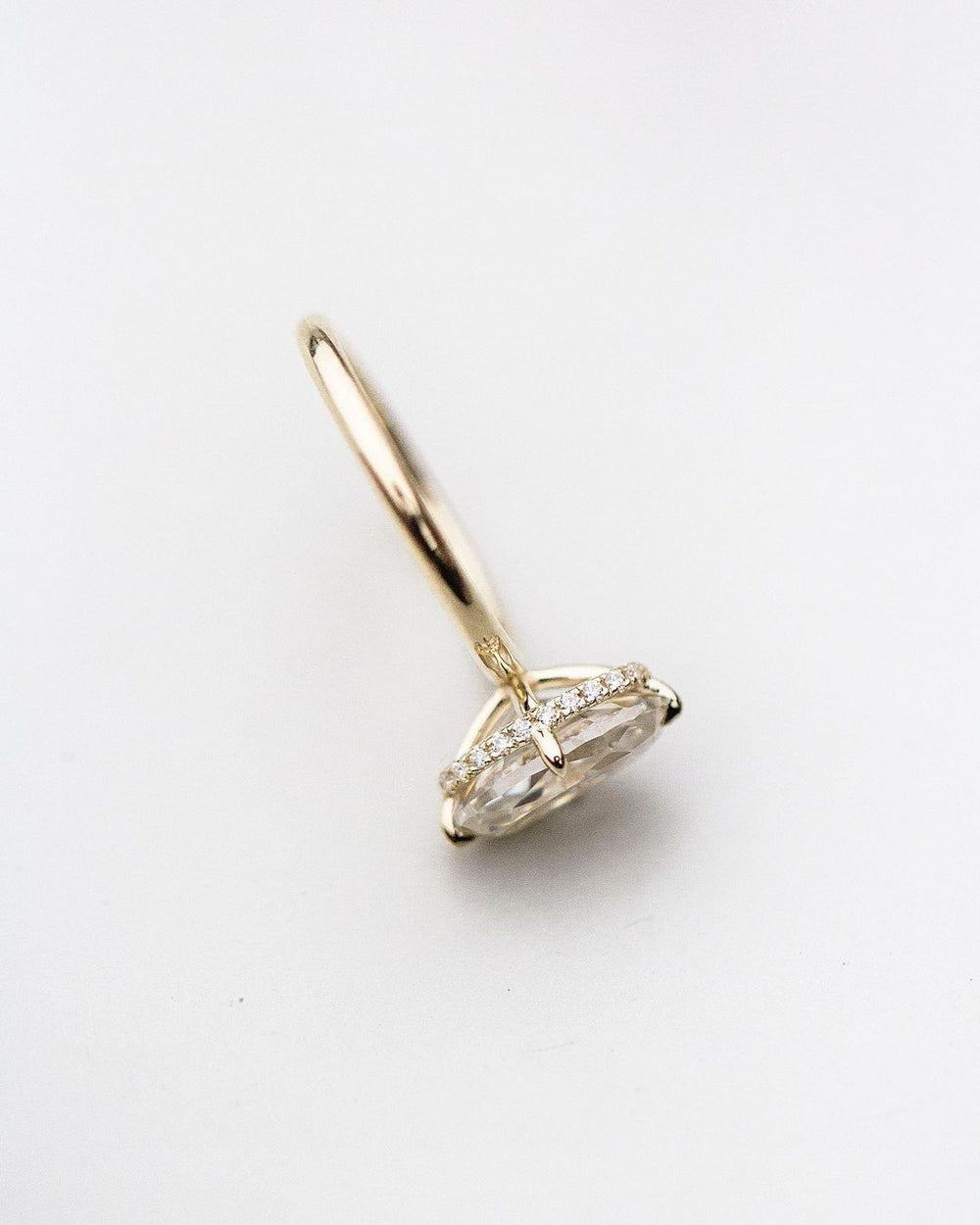 Old Mine Oval Cut Labgrown Ring