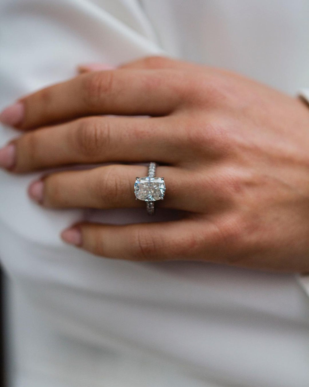Cushion Cut Labgrown Ring