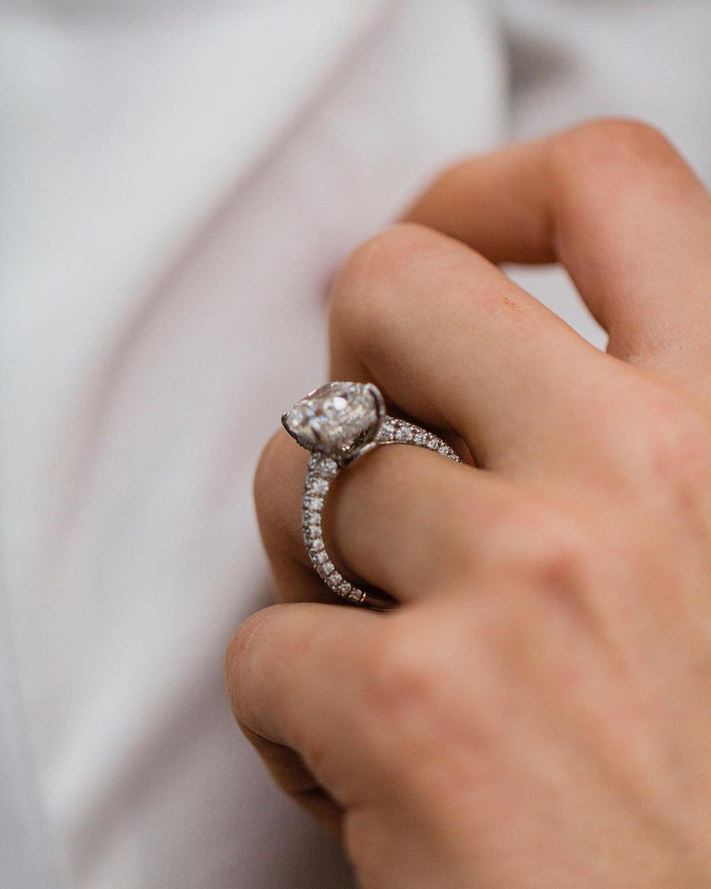 Cushion Cut Labgrown Ring