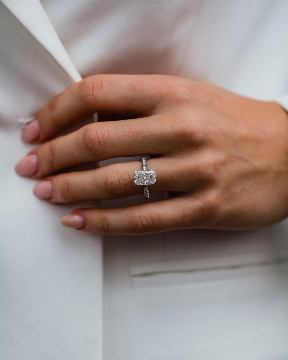 Radiant Cut Labgrown Ring