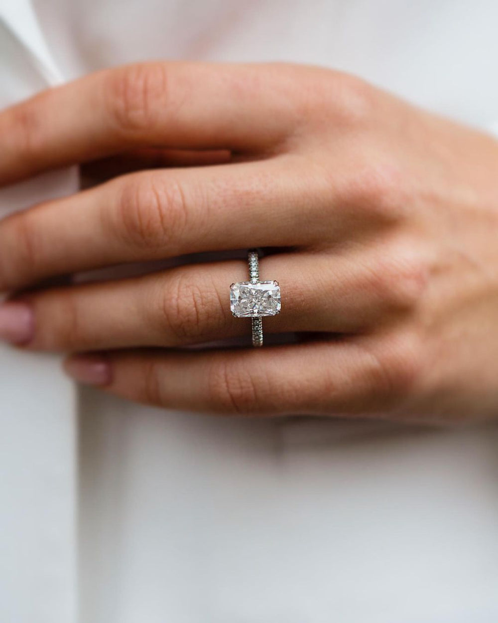 Radiant Cut Labgrown Ring