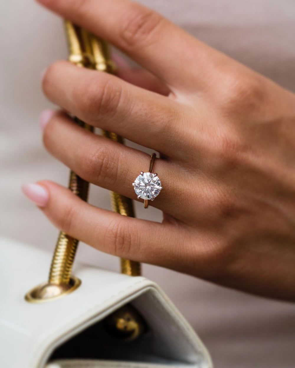 Round Brilliant Cut Labgrown Engagement Ring