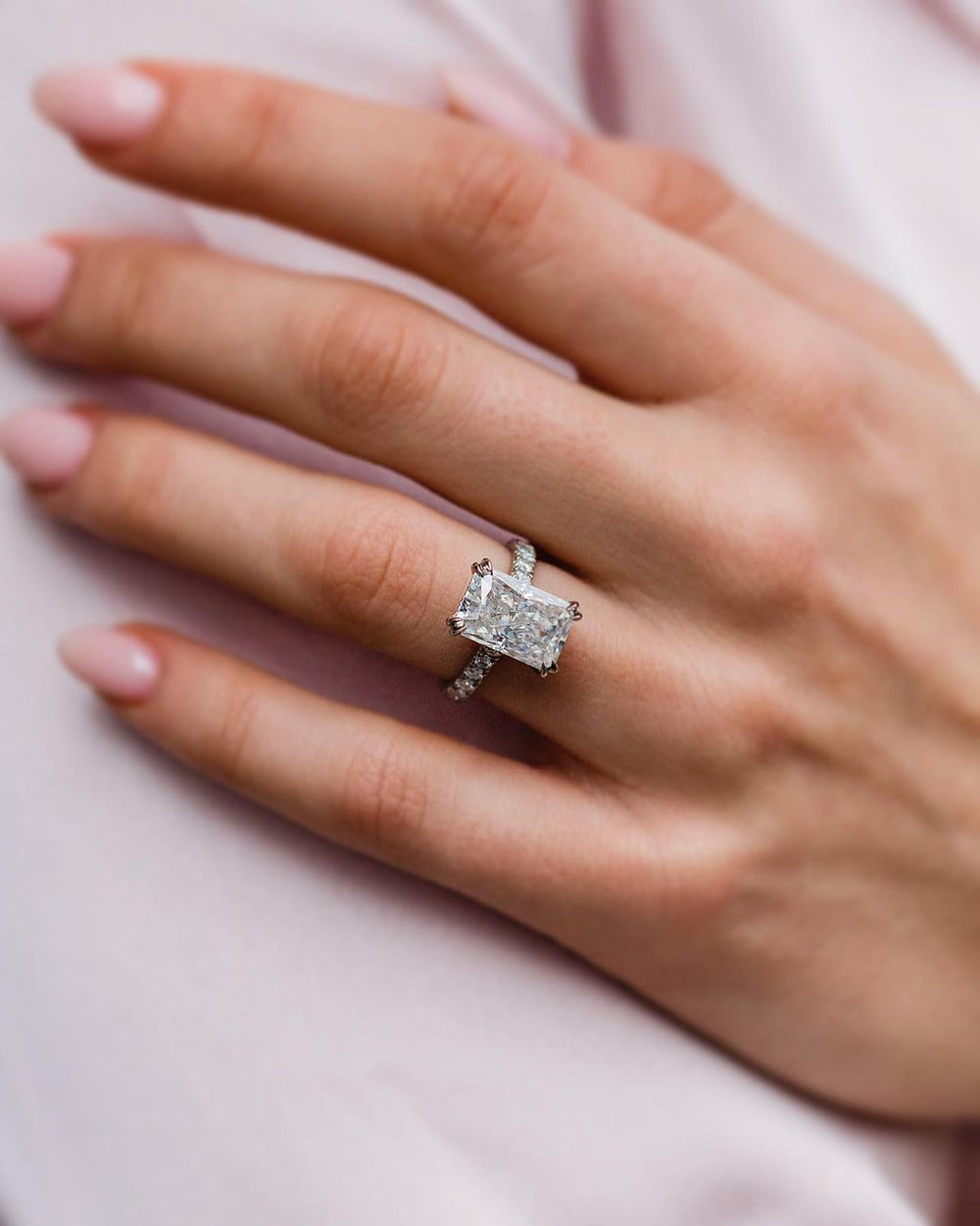 Radiant Cut Labgrown Ring