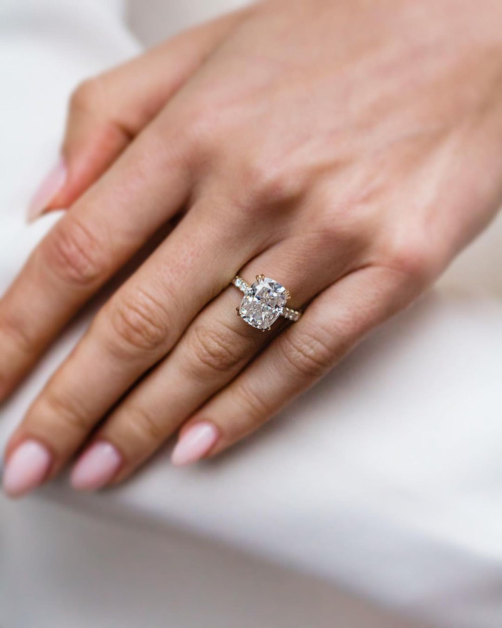 Cushion Cut Labgrown Ring