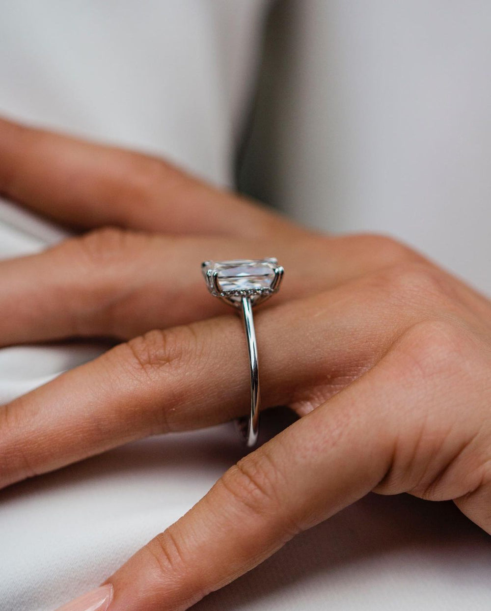 X-Facet Cut Labgrown Engagement Ring
