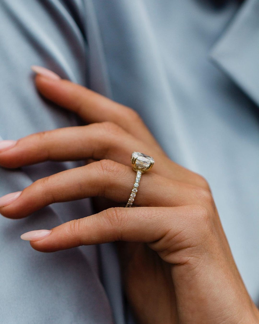 Cushion Cut Labgrown Ring