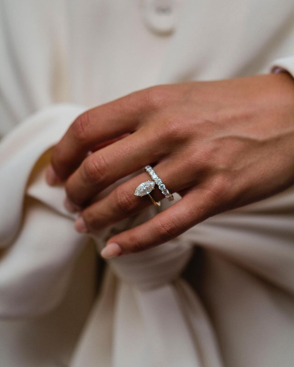 Marquise Cut Labgrown Engagement Ring