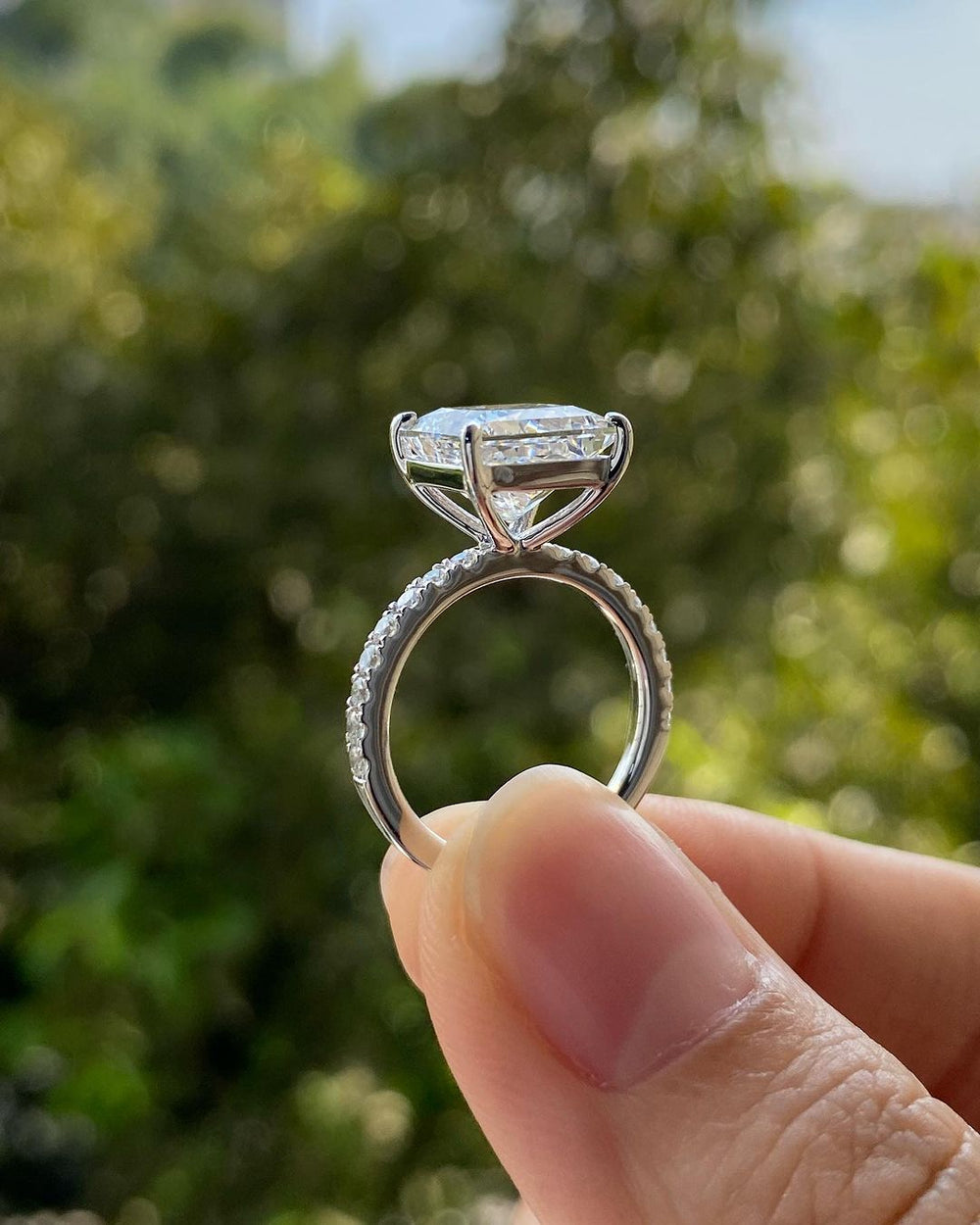 Princess Cut Labgrown Engagement Ring