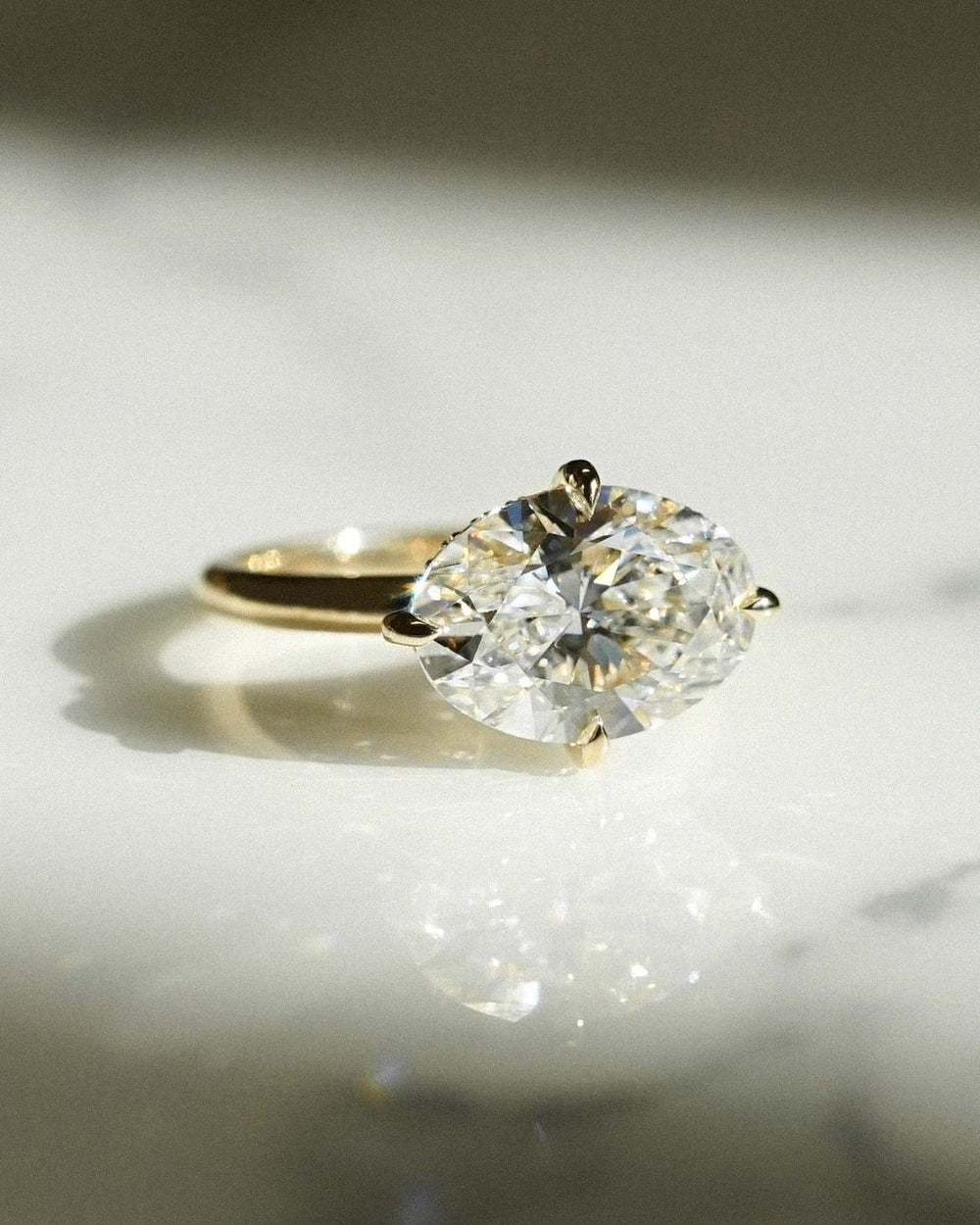 Oval Cut Labgrown Engagement Ring