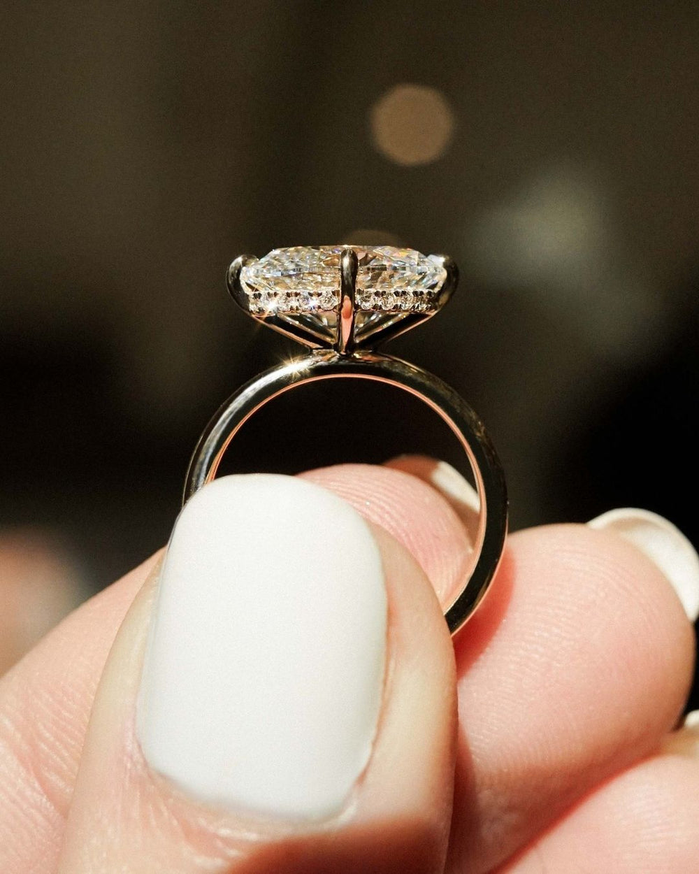 Oval Cut Labgrown Engagement Ring