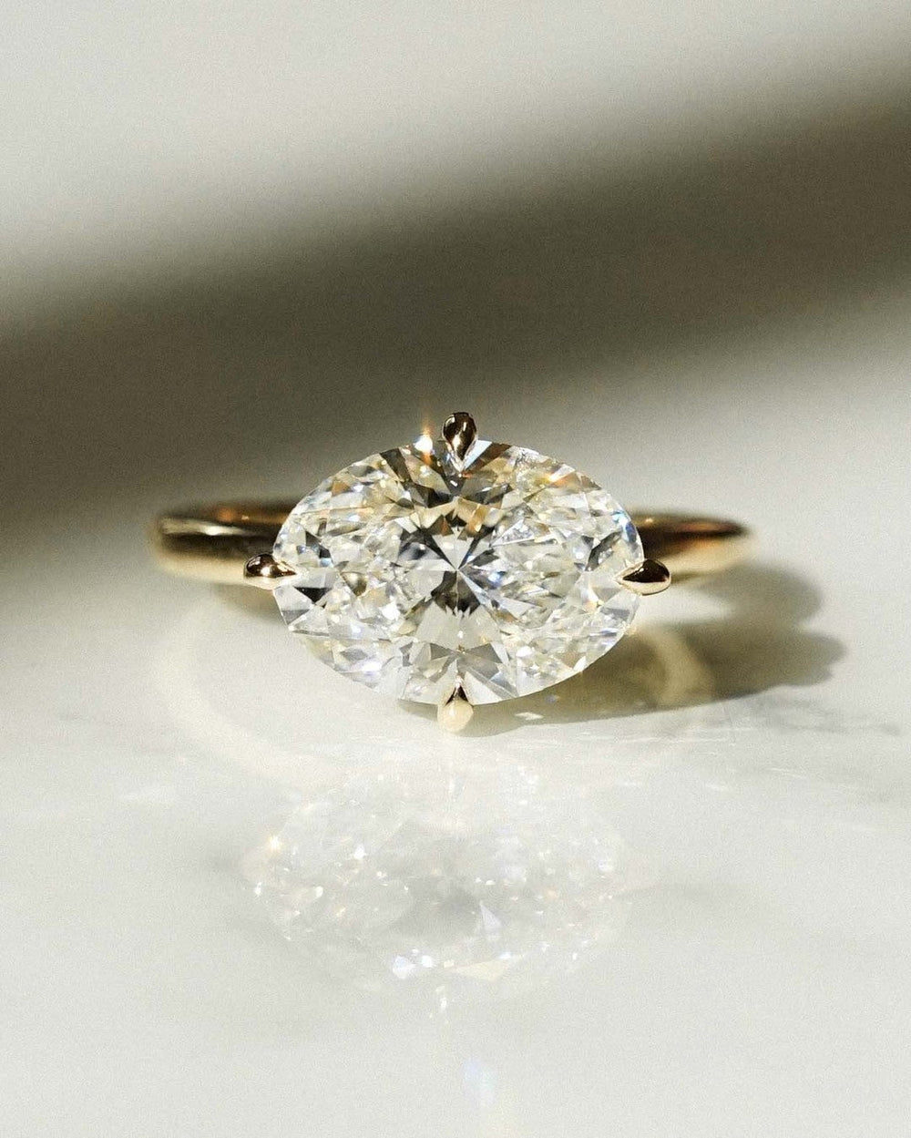 Oval Cut Labgrown Engagement Ring